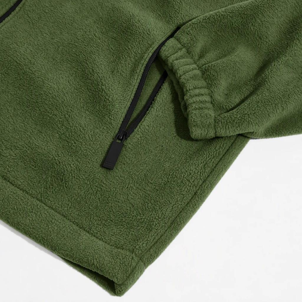 Veste Homme à Col Montant pour l'Automne Hiver Activités Extérieures, Vêtement d'Extérieur Décontracté