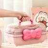 Children' S Hair Accessories Storage Box Cute Bowknot Multi-Layer Hairpin Jewelry Box Girls' 2Pcs Jewellery