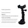 GoPro Snake Arm Suction Cup Mount: Universal 4-Section Action Camera Holder for Car.