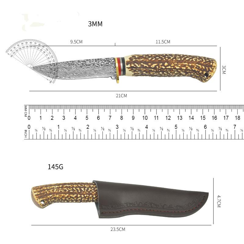 Kitchen Knife Kitchen Kitchen Knife Small Eat Mutton Cut Mutton Beef Knife Straight Knife Multi-Purpose Fruit Knife Paring Knife 5CR13mov Steel