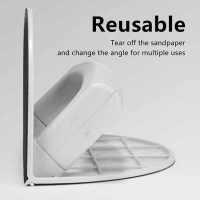 Multifunctional Semi-Circular Angle Sanding Sandpaper Self-adhesive 90 Degree Sandpaper Holder High-end Putty Polishing Tool