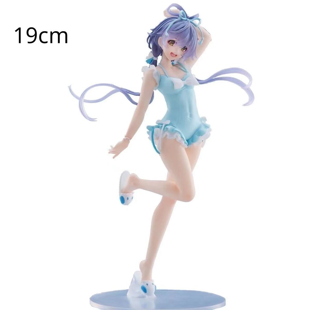 New Hatsune Miku Hatsune Anime Figures Collecting Summer Bikini Sweet Girl Pvc Action Figures Glow Dancer Model Toys