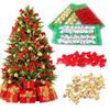 Christmas Decoration Wedding Hanging Decorations Christmas Bows Bowknot Christmas Tree Ornaments