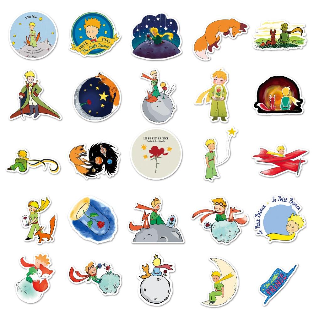 50Pcs Cartoon Le Petit Prince Graffiti Stickers Decals Suitcase Laptop Computer Water Cup Guitar Decoration Diy Kid Classics Toy