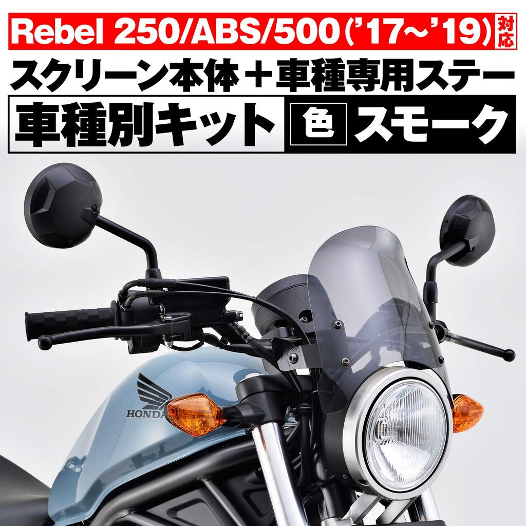 Daytona Rebel Dedicated Aero Visor Smoke Screen 17492 250/500 (17-19)