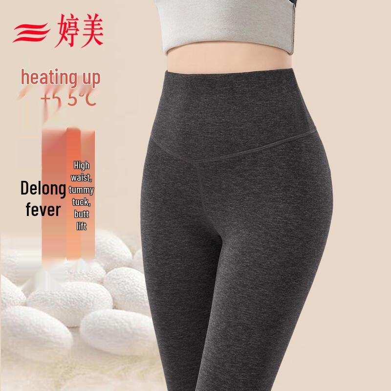 

Женские термолеггинсы Tingmei с высокой талией из кашемира и шелка XL