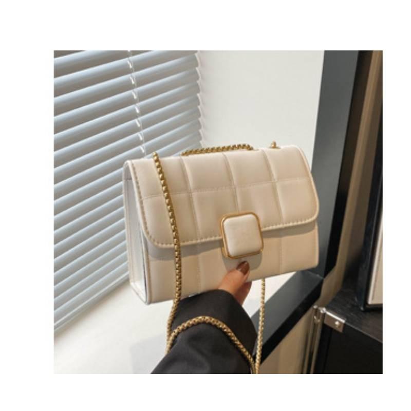 

Medium Size 2024 Spring Fashionable Pu Street Style Crossbody Bag 12cm/4.72in білий