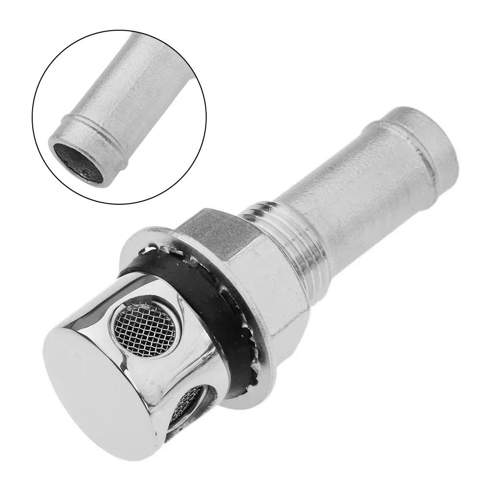 Through Hull Fuel Tank Vent Stainless Steel Flush Mount Gas-Fuel Tank Vent Marine Straight Air Vent Gas-Fuel Tank Vent Breather