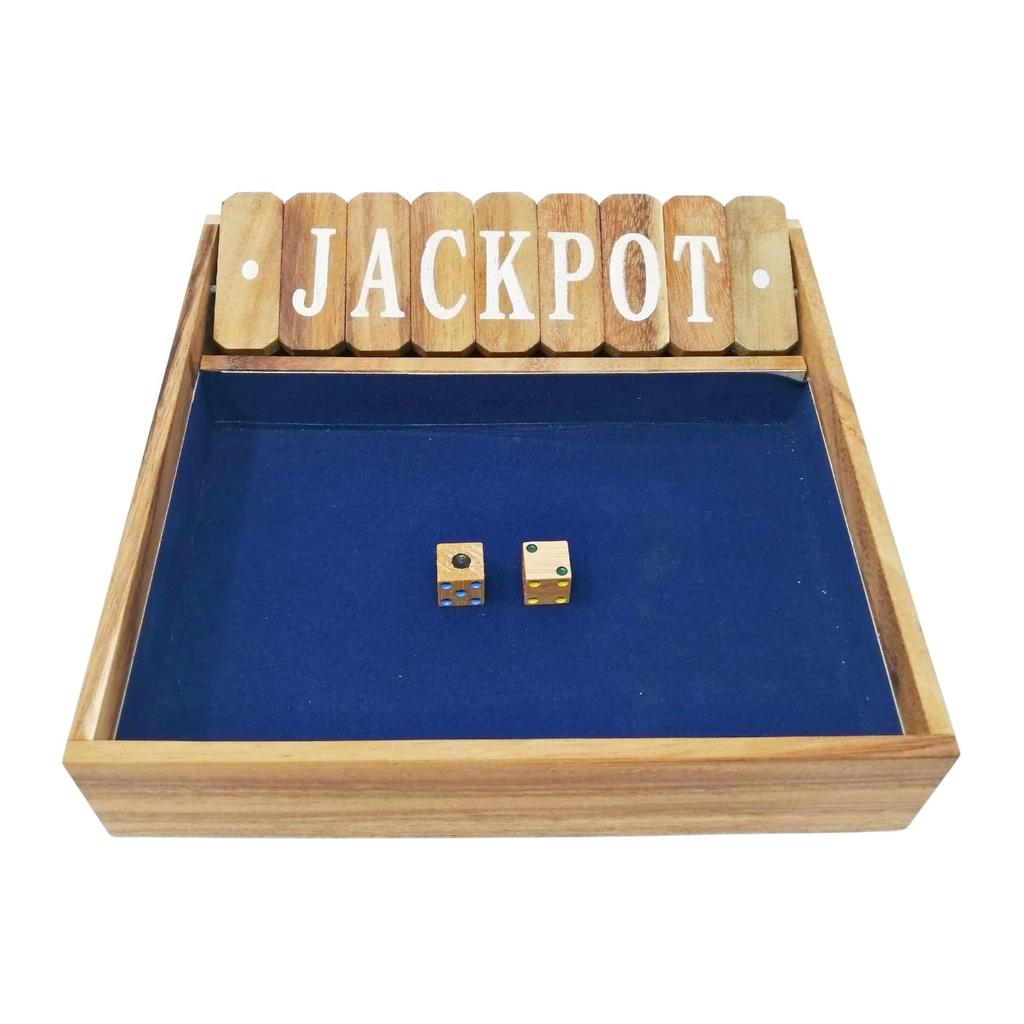 KINOKINO Jackpot Dice Board Game Dice Game Jackpot Dice Game (Blue L)