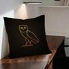 Octobers Very OwnO Owls OVO   Pillowcase Toon Gift Cushion Cover Bedroom Home Sofa Chair Seat Decor Pillow Case