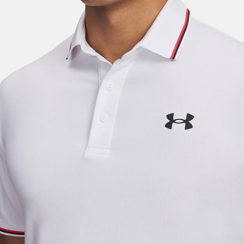 Under Armour FW25 Markenlogo Sportmode Pullover Kurzarm Poloshirt Herren Poloshirts 1388156-102