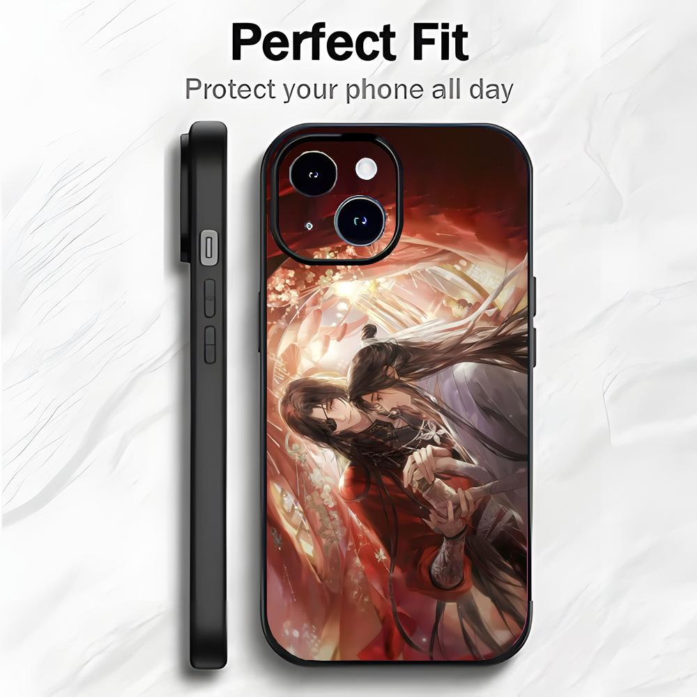 Fantasy Anime H-Heaven Officials Blessing Phone Case Phone Case Trend Soft Packaging Lightweight For iPhone17 16 15 14 ProMax