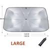 Car Sunshade Retractable Sunscreen Heat Insulation Front Windshield Parasol Sun UV Prection Cars AccessoriesWindshield Sunshades 1