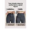 Women Zipper Tummy Control Shark Pants, Fleece Lined High Waist Butt Lifting Skinny Leggings for Autumn Winter Outdoor Wear
