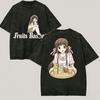 Fruits Basket Shirt Vintage Washed Unisex Oversized Anime Streetwear Soft Cotton Short Sleeve Tee Gift Clothing Tops Hot Sale
