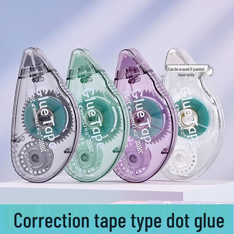 Changli Transparent Double-Sided Dot Adhesive Tape - Compact, Convenient, Large Capacity.