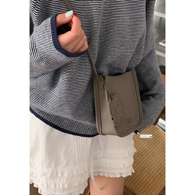Frühlingsmode Damen Tasche niedliche Umhängetasche 225 neue einfache kleine quadratische Tasche vielseitige Schulterhandytasche