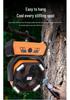Portable Silent Camping Fan with Light & USB Charging - Large Capacity Outdoor & Fishing Oscillating Fan