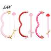 Lightweight Foam Archery Toy Cupid Bow And Arrow Costume Accessory, Valentine's Day Mini Couple Gift for Valentine Set with Heart Halloween