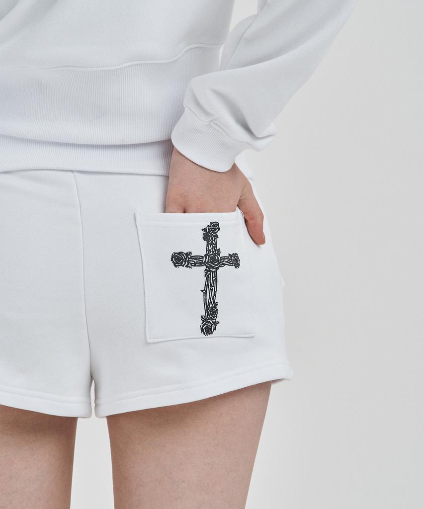 ILLIO White Angel Sweat Shorts