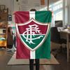 1PC Fluminense Print Flannel Blanket, High quality Comfortable for All Seasons, Home Decor, Warmth and Comfort, Perfect for Christmas Gifts