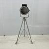 Nautical Nickel Finish and Black Wood Searchlight Chrome Tripod Home Décor Nautical Collectible Spotlight Floor Lamp
