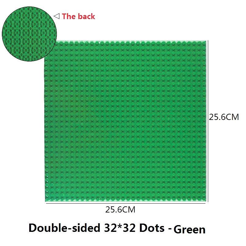 Baustein Grundplatte 32*32 16x32 Noppen Doppelseitige Grundplatte Klassische Bausteine DIY Klassische Baustein Zubehör Spielzeug für Kinder
