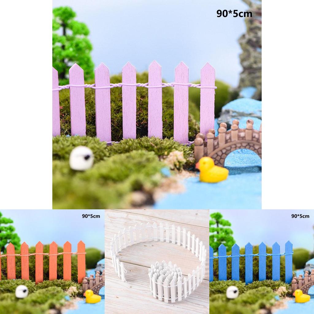 Mini Diy Wood Fence For Miniature Plant Decor And Landscape Crafts**