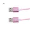 1m/1.5m/2m Portable USB to USB for Radiator Type A USB Extender USB Extension Cable USB Cable Extens Male to Male