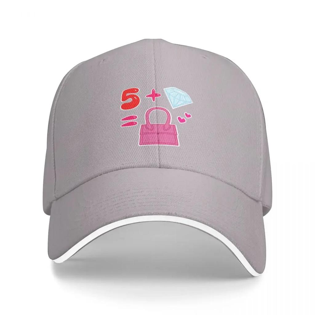 Red Five Diamonds In My Bag Baseball Cap Beach Hat Bobble Hat Christmas Hat Ladies Men's