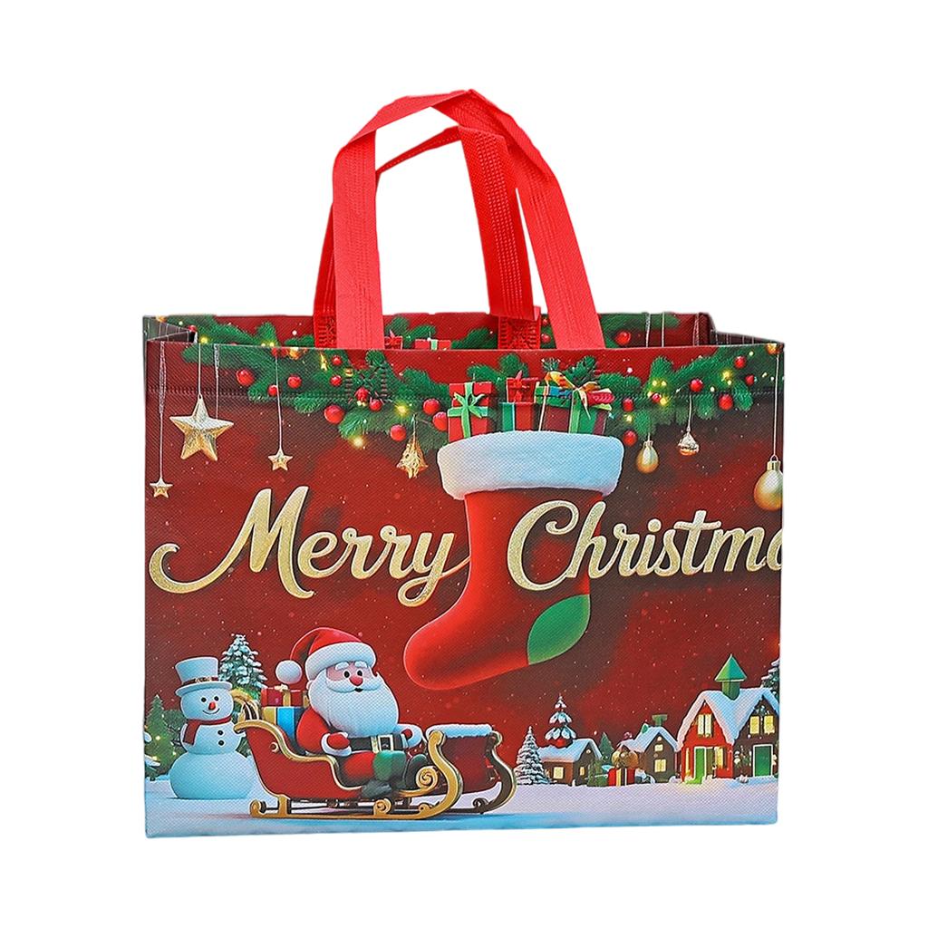 Christmas Non-woven Bags, Christmas Gift Bags, Tote Bags, Hot Presseds Three-dimensional Bags, Advertising Shopping Bags