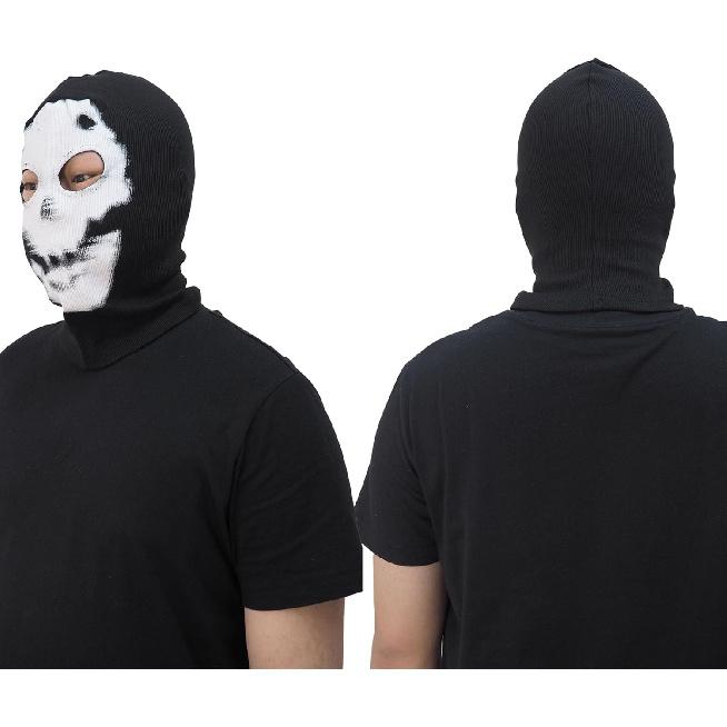 Balaclava Scary Skeleton Skull Ski Mask for Cosplay, Halloween, Sports, Style-B