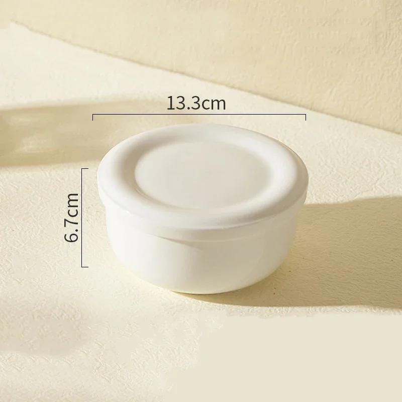 Creative Solid Color Ceramic Egg Bowls Light Luxury Restaurant Dessert Bowl Home Delicious Dishes Soup Bowl Unique Tableware