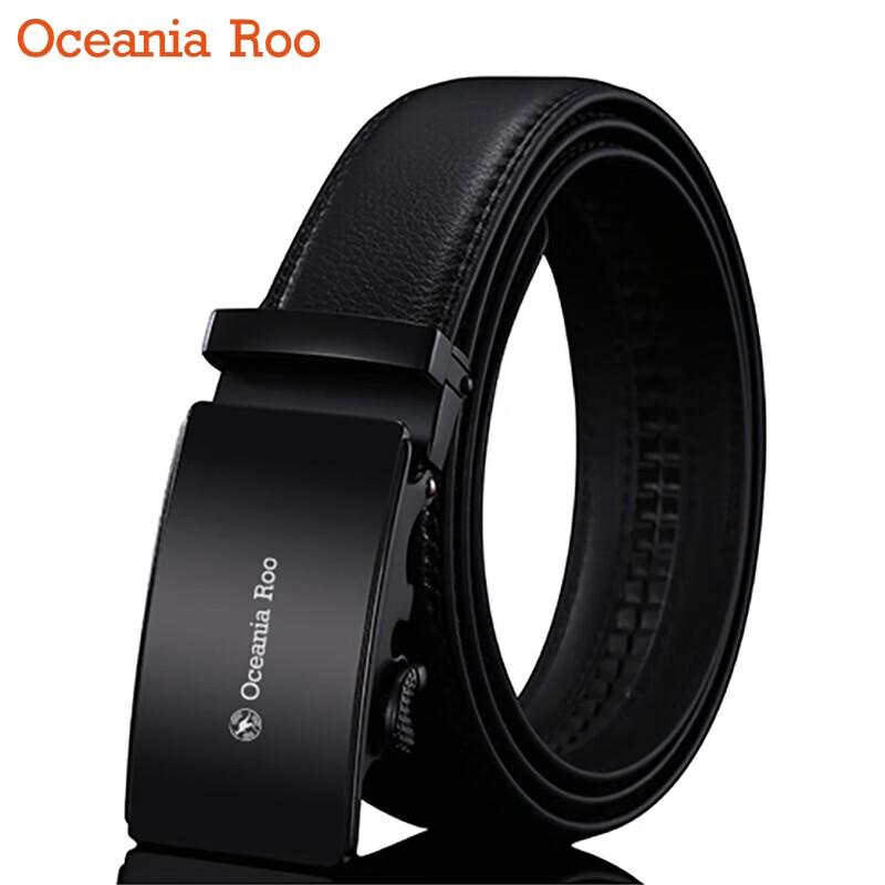 OCEANIA ROO Automatic Buckle Casual Leather Belt