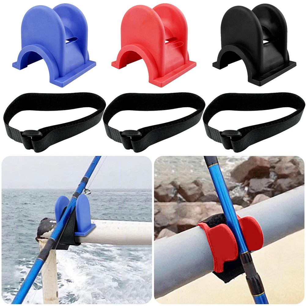 U-Shaped Fishing Rod Holder Portable Fishing Rod Support TPE Fishing Feeder Pod Stand for Kayak Fishing Boats