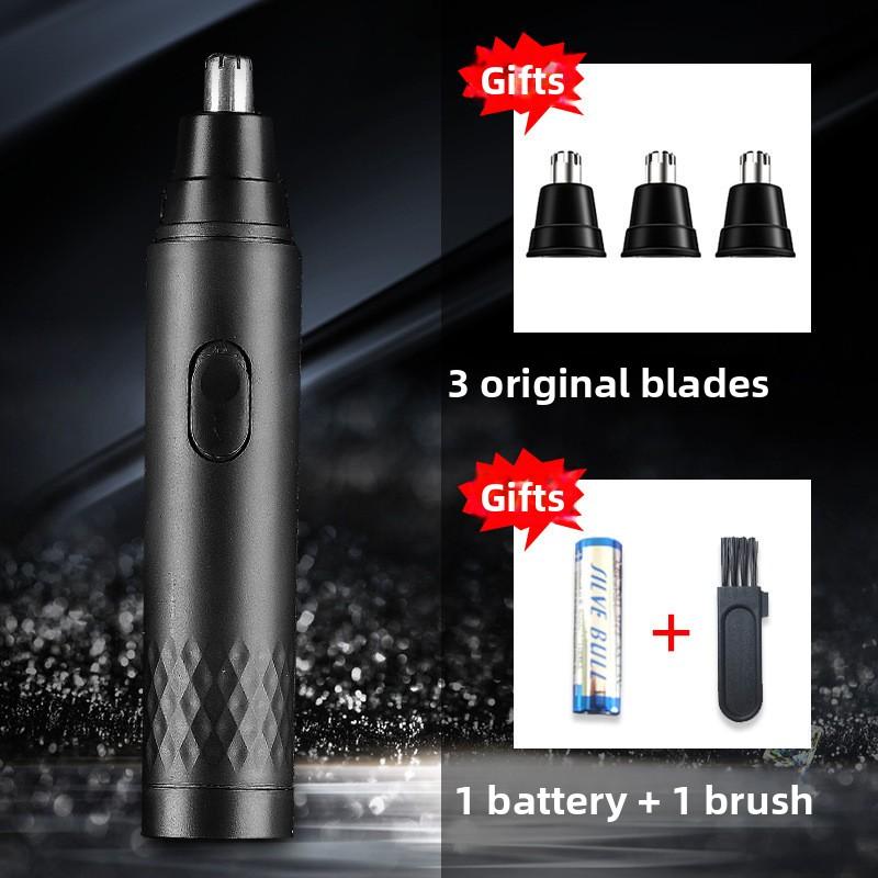 Electric Nose Hair Trimmer, Small Razor, Stainless Steel Head for Women, Waterproof Hand Charging, Hole Plucking Machine