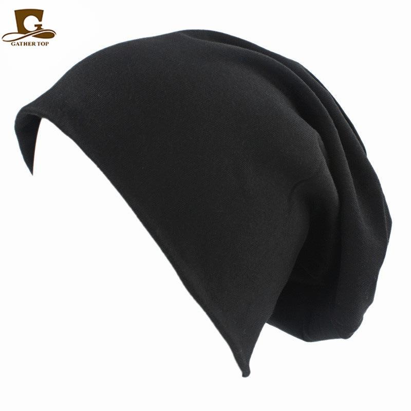Men's and Women's Plain Light Plate Imitation Cashmere Pullover Hat Hipster Ear Protection Headscarf Hat Stack Confinement Hat Warm Adult