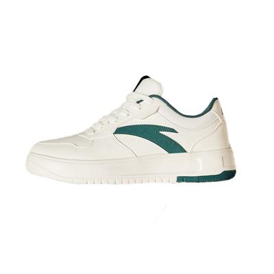 Comfortable Versatile Durable Lightweight Breathable Low-Top Skate Shoes Men Sneakers White Green 112448001R-1