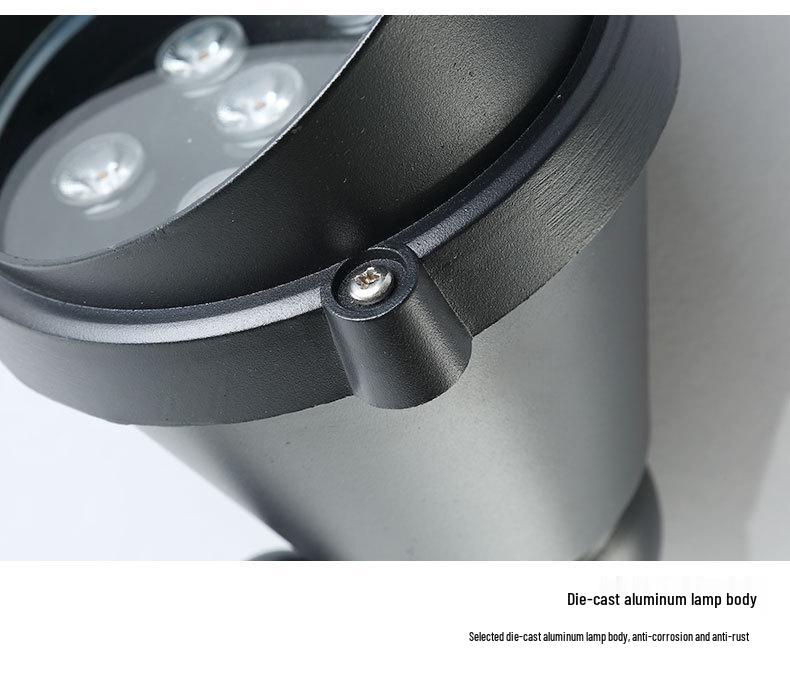 Outdoor Waterproof Plug-In Spotlight for Gardens and Lawns