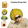 Soft Toast Head Cover Cartoon Design Durian Head Cover  Cosplay Costume Party Photo Props