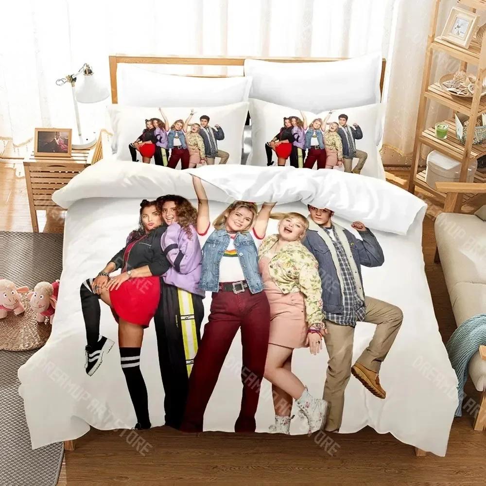 3D Print S-spices 90S Bedding Set Cartoon Anime three-piece set Adult Kid Bedroom Duvetcover Sets 3D Kawaii Hip Hop Girls