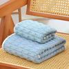Soft Bamboo Coral Fleece Bath Towel - Thick, Absorbent, and Skin-Friendly