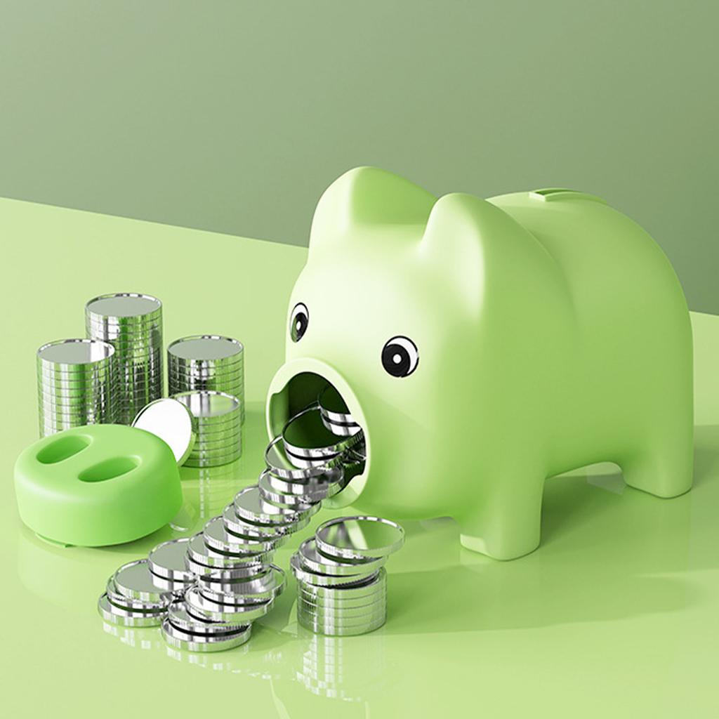 Piggy Bank For Kids Cartoon Pig Design Children Coin Saving Bank Educational Gift for Kids