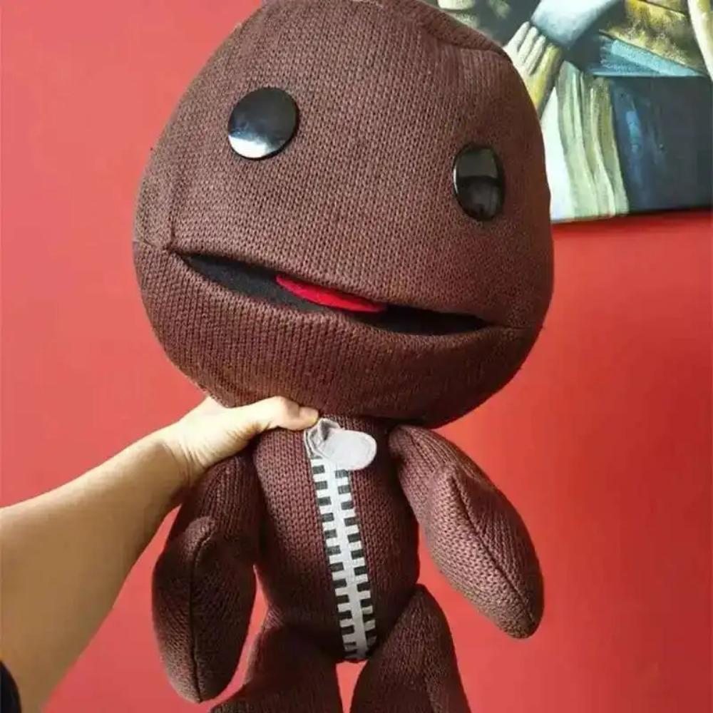 Плюшевая кукла Sackboy Плюшевая игрушка Sackboy s Little Big Planet Плюшевая игрушка Little Big Planet Кукла Sackboy Талисман Косплей Подарок на День Рождения Фестиваль