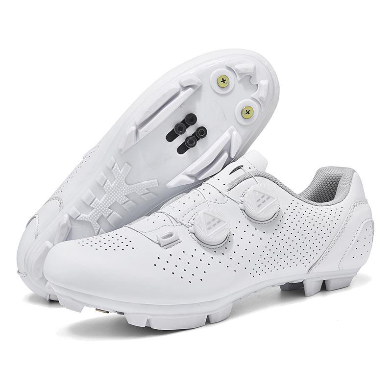 Unisex Breathable Lockable Cycling Shoes - Men's Road & Non-Lock Mountain Bike Shoes Available