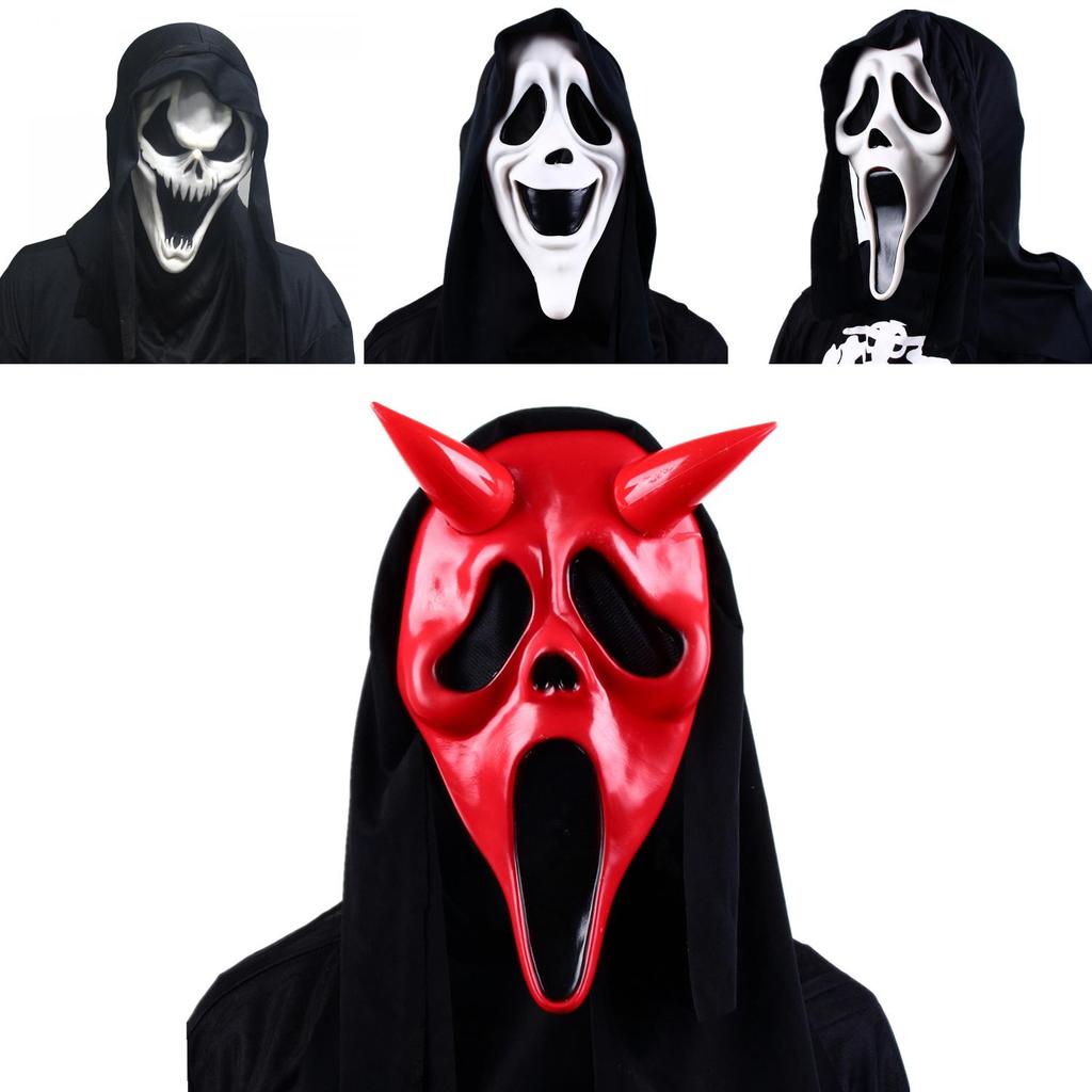 Laat Je Vrienden Schrikken Met Ons Volwassen Scream Pak Masker Gezichtsmasker Spook Cosplay Kostuum Perfect Voor Halloween!