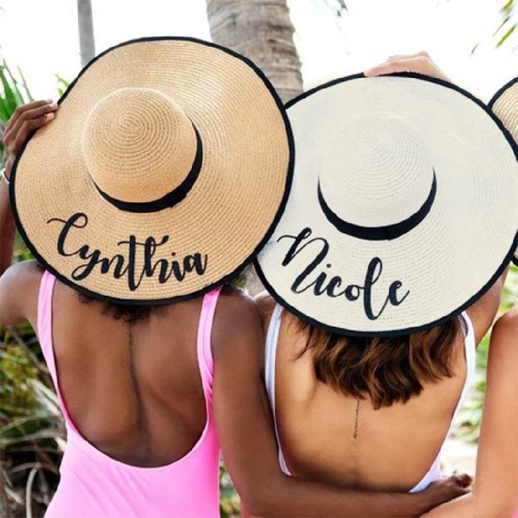 Comfortable Bridal Event Sun Hat With Breathable Straw Design And Large Brims for Daily Wear and Special Occasion