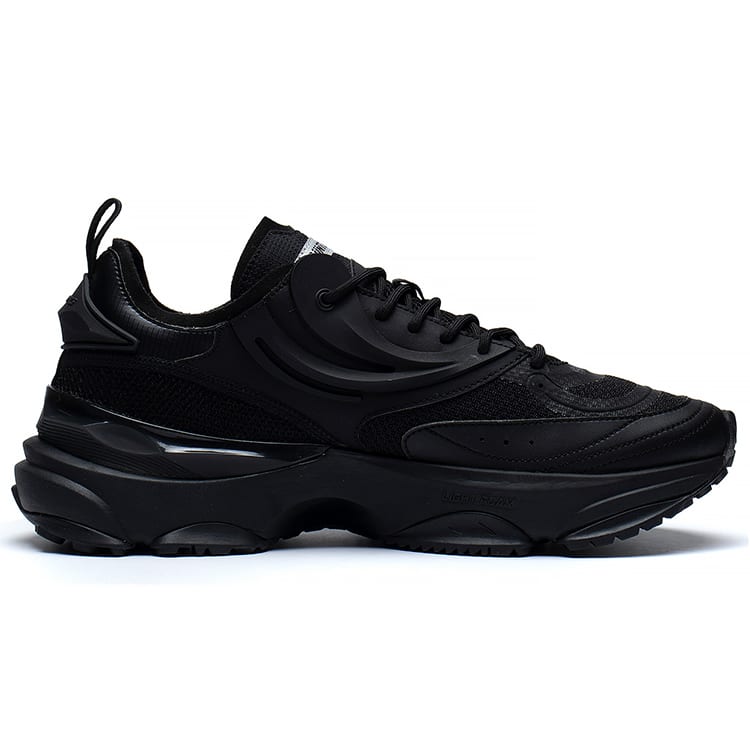 Li Ning CF Textile, Synthetic Leather Cushioning Slip Resistant Abrasion Resistant Low top Sports Casual Shoes Men's AGLS147-4
