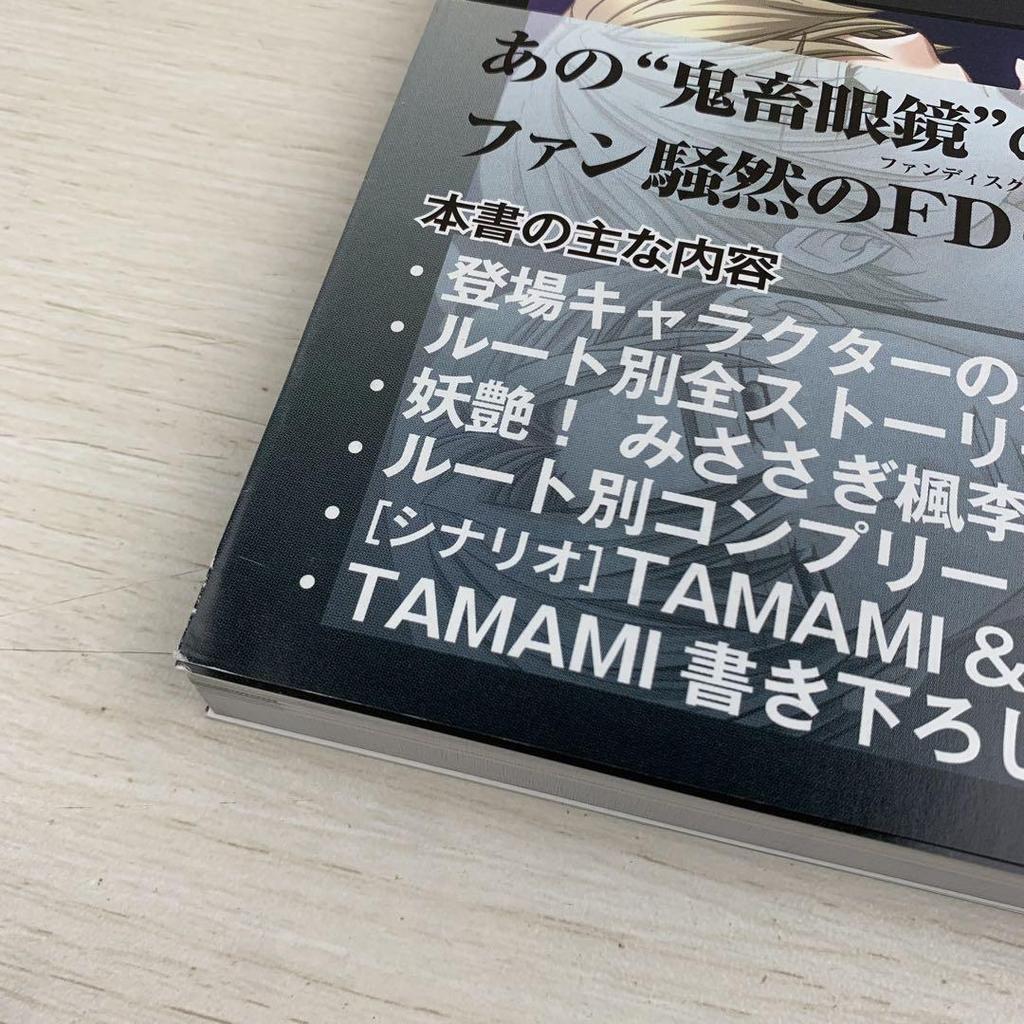 [USED] Devil Megane R Official Visual Fan Book First Edition with Obi