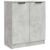 Sideboards 2 Pcs. Concrete Grey 60x30x70 Cm Engineered Wood